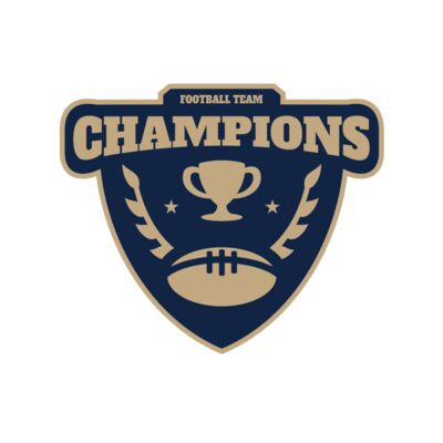 Champions Football Team logo template Thumbnail