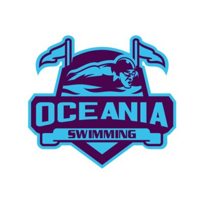 Oceania Swimming logo template Thumbnail