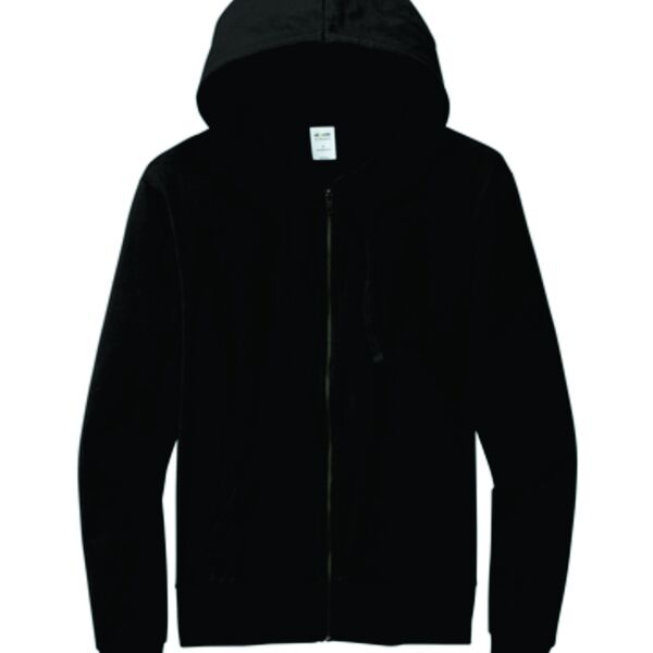 Unisex Organic French Terry Full Zip Hoodie Thumbnail
