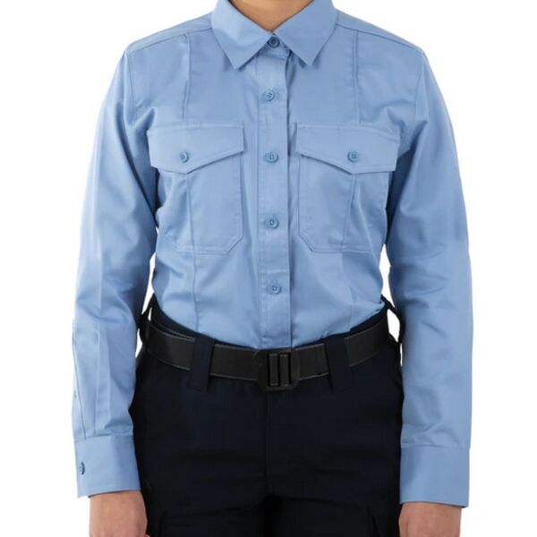 Women's Cotton Station Long Sleeve Shirt  Thumbnail