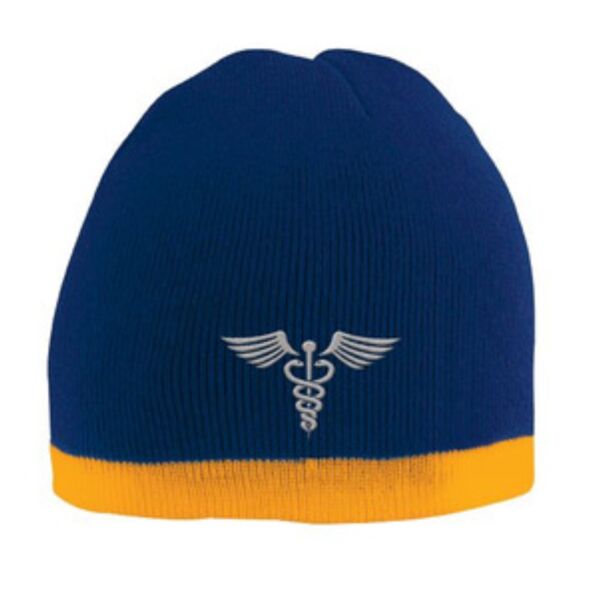 Two-Tone Knit Beanie Thumbnail