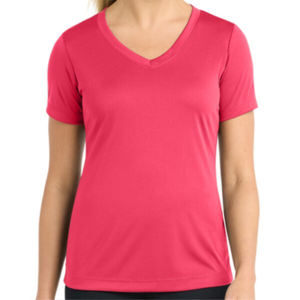 Women's PosiCharge V Neck Tee Thumbnail