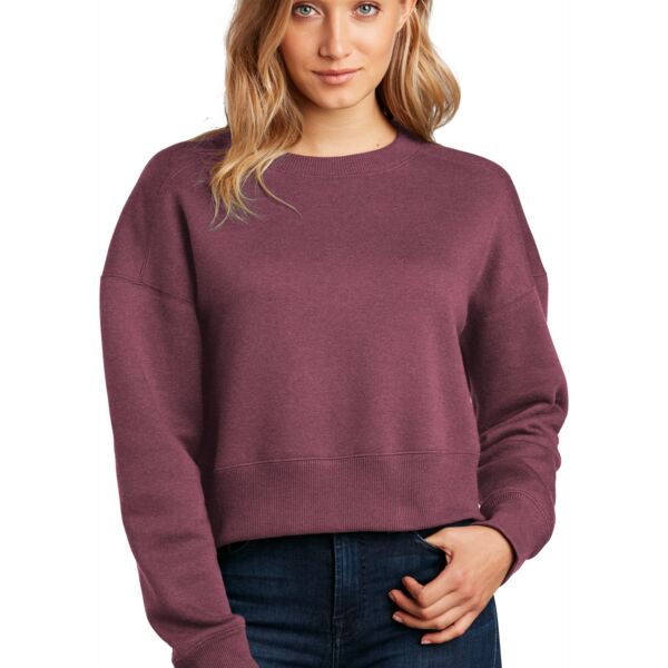 Women's Perfect Weight Fleece Cropped Crew Thumbnail