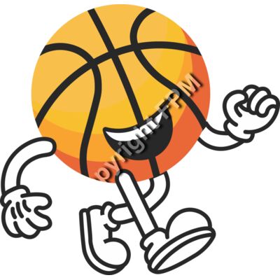 674 Cartoon Basketball Thumbnail