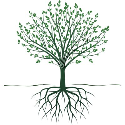 1254 Tree with Roots Thumbnail