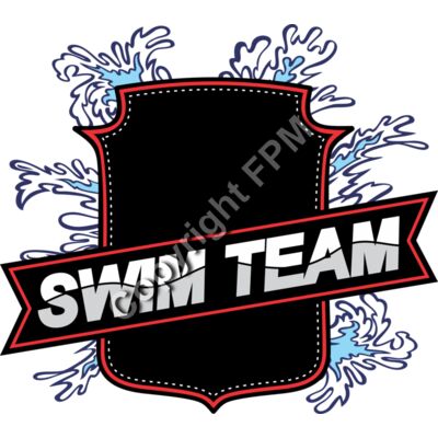 984 Swim Team Shield Thumbnail