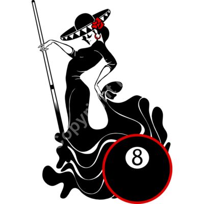 488 Spanish Dancer 8 Ball Thumbnail