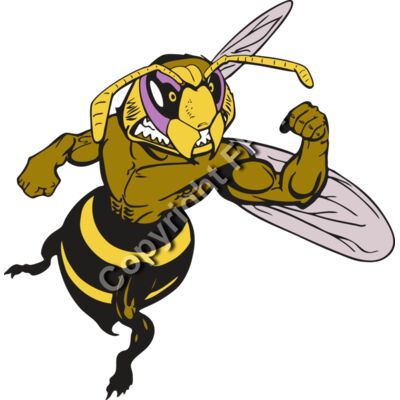119 Wasp Mascot Thumbnail