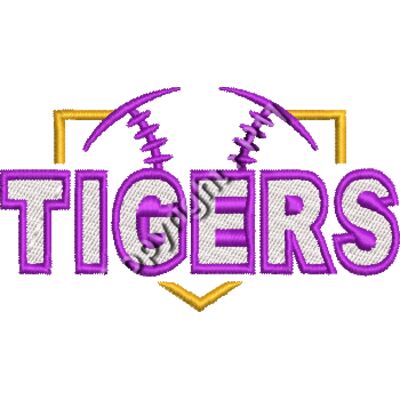 Tigers Baseball EMB503 Thumbnail