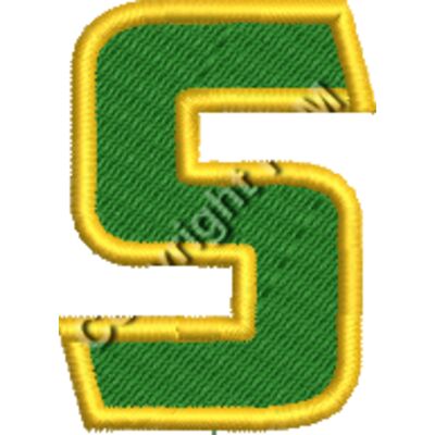 Letter S EMB542 Thumbnail