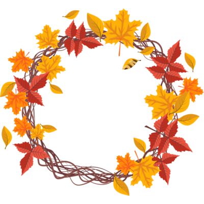 258 Fall Leaf Wreath Thumbnail