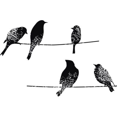 A1020 Birds on a wire Thumbnail
