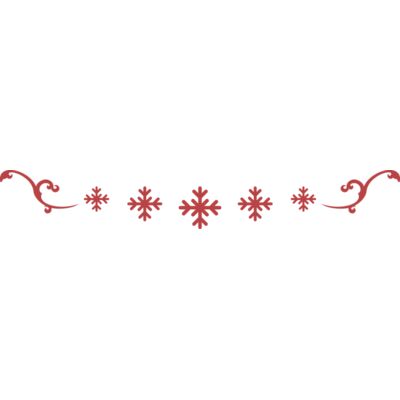 A1535 Snowflake Border Thumbnail