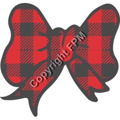 A1552 Plaid Bow Thumbnail