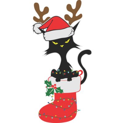 A1558 Christmas Cat Thumbnail