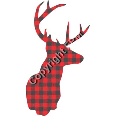 A1561 Plaid Deer Thumbnail