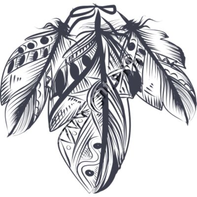 A1400 Tribal Feathers Thumbnail