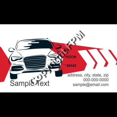 Auto Business Card 119 Thumbnail