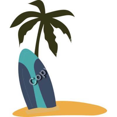 B1045 Surf Board Thumbnail