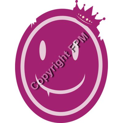 B1048 Happy Face Crown Thumbnail