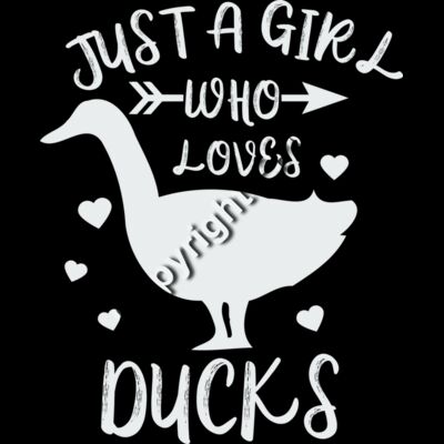 B6009 Girl who loves ducks Thumbnail