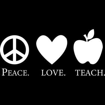 B6039 Peace Love Teach Thumbnail