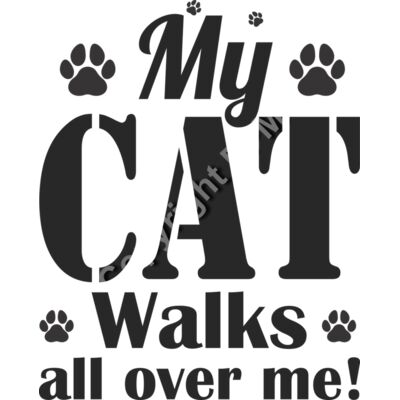 B7194 Cat Walks All Over Me Thumbnail