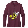 Ladies Silk Touch Long Sleeve Polo Thumbnail