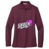 Ladies Silk Touch Long Sleeve Polo Thumbnail