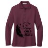 Ladies Silk Touch Long Sleeve Polo Thumbnail