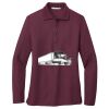 Ladies Silk Touch Long Sleeve Polo Thumbnail