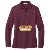 Ladies Silk Touch Long Sleeve Polo Thumbnail