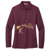 Ladies Silk Touch Long Sleeve Polo Thumbnail