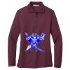 Ladies Silk Touch Long Sleeve Polo Thumbnail