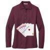 Ladies Silk Touch Long Sleeve Polo Thumbnail