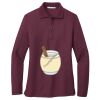 Ladies Silk Touch Long Sleeve Polo Thumbnail
