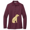 Ladies Silk Touch Long Sleeve Polo Thumbnail