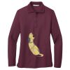 Ladies Silk Touch Long Sleeve Polo Thumbnail