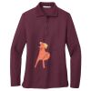 Ladies Silk Touch Long Sleeve Polo Thumbnail