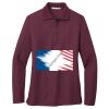 Ladies Silk Touch Long Sleeve Polo Thumbnail