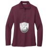Ladies Silk Touch Long Sleeve Polo Thumbnail