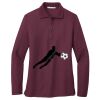 Ladies Silk Touch Long Sleeve Polo Thumbnail