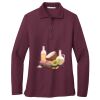 Ladies Silk Touch Long Sleeve Polo Thumbnail