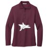 Ladies Silk Touch Long Sleeve Polo Thumbnail