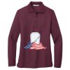 Ladies Silk Touch Long Sleeve Polo Thumbnail