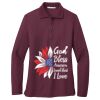 Ladies Silk Touch Long Sleeve Polo Thumbnail