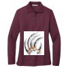 Ladies Silk Touch Long Sleeve Polo Thumbnail
