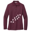 Ladies Silk Touch Long Sleeve Polo Thumbnail