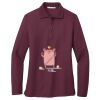 Ladies Silk Touch Long Sleeve Polo Thumbnail