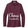 Ladies Silk Touch Long Sleeve Polo Thumbnail